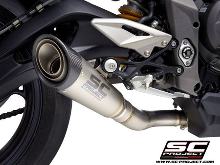SC-Project tłumik końcowy S1 tytan Triumph STREET TRIPLE 765 (2017 - 2019) - S - R – RS