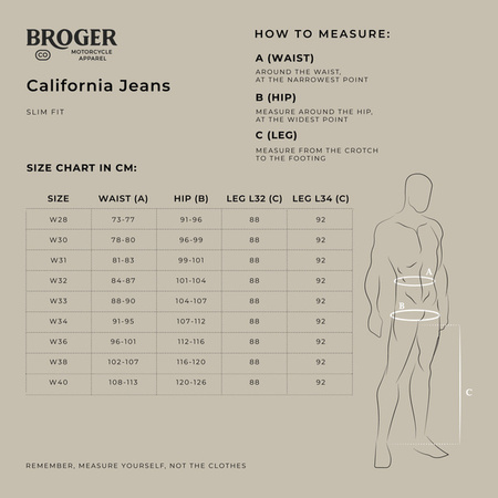 SPODNIE JEANSOWE BROGER CALIFORNIA SLIM FIT WASHED BLACK