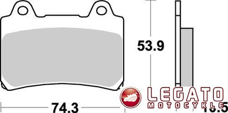 KLOCKI HAMULCOWE SBS 590 HS