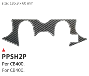 ONEDESIGN Naklejka na półkę kierownicy Honda CB400