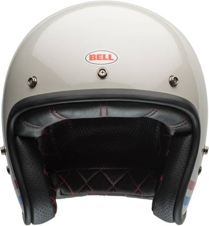 KASK BELL CUSTOM 500 STRIPES PEARL WHITE