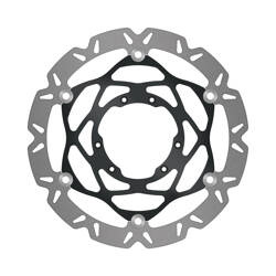 EBC Tarcza hamulcowa motocyklowa SMX6037 Supermoto, 320mm, konturowa, Carbon Look