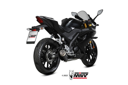 Mivv Układ wydechowy GP PRO BLACK stal nierdzewna YAMAHA YZF R125 2019-2024