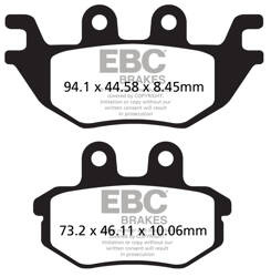 EBC Klocki hamulcowe FA686TT (kpl. na 1 tarcze)