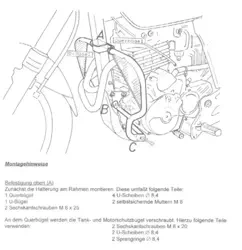 Honda SLR 650 (1997-1999)/Vigor 650 (1999-2002) Gmol silnika