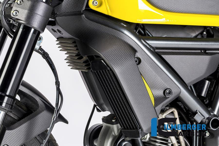 Osłona chłodnicy lewa - matowa do motocykla DUCATI Scrambler Icon 2016 ILMBERGER WKL.102.DS15M.K