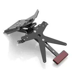 Fox license plate support kit