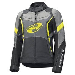 Motocyklowa Kurtka Tekstylna Held Lady Baxley Top Black/Flou Yellow