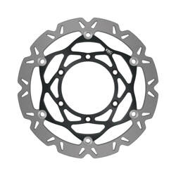 EBC Tarcza hamulcowa motocyklowa SMX6094 Supermoto, 320mm, konturowa, Carbon Look