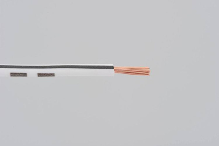 Przewód  AVS0.75  biały/czarny  2m