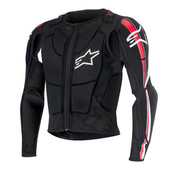 KOSZULKA Z OCHRANIACZAMI ALPINESTARS BIONIC PLUS BLACK/RED/WHITE