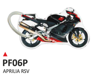 ONEDESIGN Dwustronny wypukły brelok na klucze Aprilia RSV