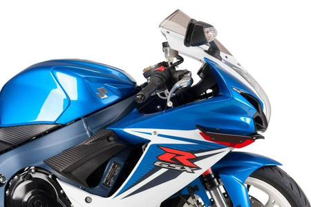 Boczne spoilery dociskowe do Suzuki GSX-R600 / 750 11-16 Czerwony (R) 3163R
