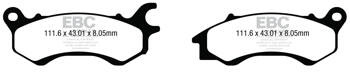 EBC Klocki hamulcowe SFA709HH skuterowe (kpl. na 1 tarcze)
