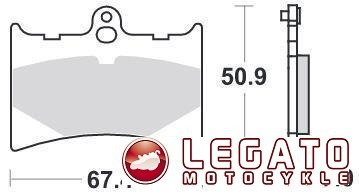 KLOCKI HAMULCOWE SBS 601 RS