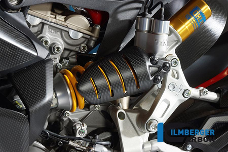 Osłona tylnego zawieszenia - carbon do Ducati Panigale 1199 (2012-2014) ILMBERGER FAO.018.D1199.K