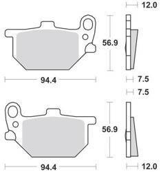 KLOCKI HAMULCOWE SBS 528 HF
