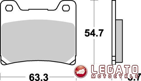 KLOCKI HAMULCOWE SBS 555 LS