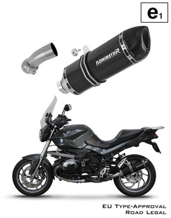 Dominator tłumik HP1 Black BMW R1200R 2010 - 2014 Homologowany