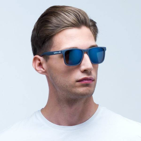 OKULARY RED BULL SPECT LEAP DARK BLUE - SZKŁA SMOKE WITH BLUE MIRROR POL