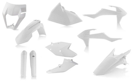 ACERBIS KTM PEŁNY ZESTAW PLASTIKÓW BIG EXC/EXCF 2017-2019 KOLOR BIAŁY