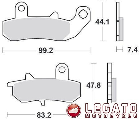 KLOCKI HAMULCOWE SBS 635 HF