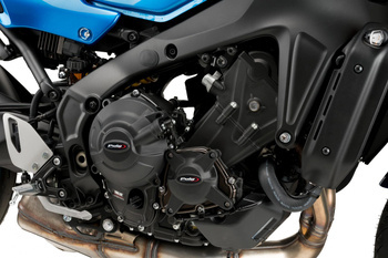 Pokrywy dekli silnika PUIG do Yamaha MT-09 21-23 / XSR900 22-23 Czarny (N) 20990N