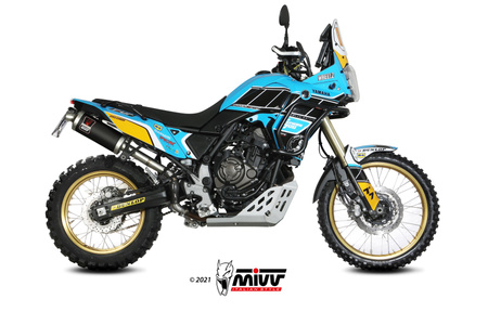 Mivv Tłumik końcowy Dakar Inox Nero Yamaha Tenere 700 2025-2026