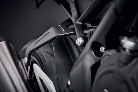 Evotech Performance uchwyt wydechu - Triumph Speed Triple 1200 RR Black (2022+)