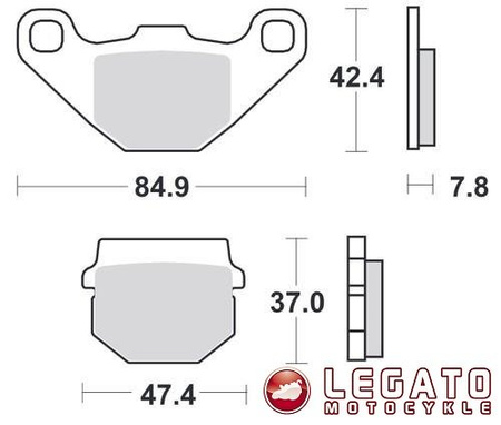 KLOCKI HAMULCOWE SBS 102 CT