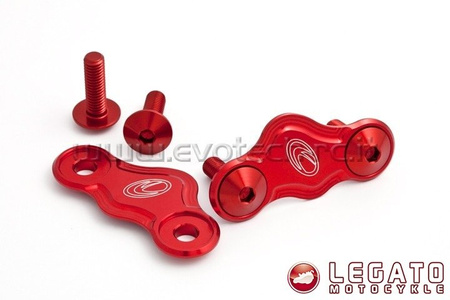 Zaślepki lusterek EVOTECH RC Aprilia czerwone