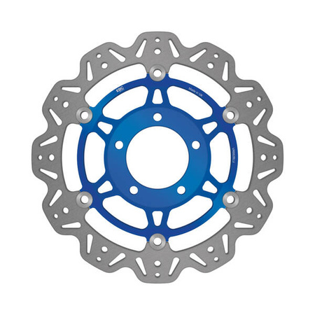 EBC Tarcza hamulcowa motocyklowa VR662BLU VEE, niebieska
