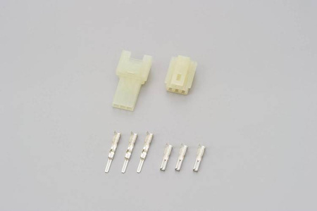 Zestaw konektorów  3P  HM  konektor i konektor męski i żeński