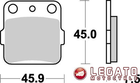 KLOCKI HAMULCOWE SBS 592 SI