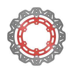 EBC Tarcza hamulcowa motocyklowa VR2126RED VEE, czerwona