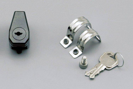 Daytona Zabezpieczenie do Kasku montowane do kierownicy Czarny Ø22,2 / 25,4 mm 75477