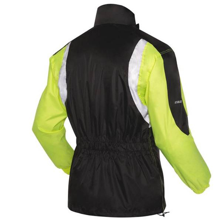 Kurtka Przeciwdeszczowa Ozone Marin Black/Fluo Yellow
