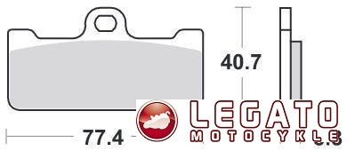 KLOCKI HAMULCOWE SBS 695 RS