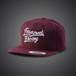CZAPKA Z DASZKIEM 4SR FSR BORDEAUX SNAPBACK