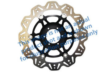 EBC Tarcza hamulcowa motocyklowa VR1014BLK VEE, czarna