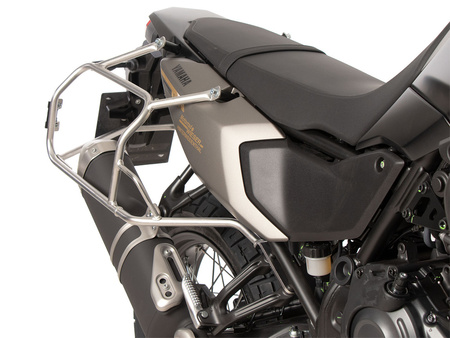 Sidecarrier Cutout stainless steel incl. Xplorer sideboxes silver for Yamaha Ténéré 700 (2025-)