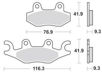 KLOCKI HAMULCOWE SBS 210 CT