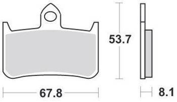 KLOCKI HAMULCOWE SBS 622 HF