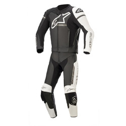 KOMBINEZON SKÓRZANY 2 CZ. ALPINESTARS GP FORCE PHANTOM BLACK/WHITE/METALLIC GREY