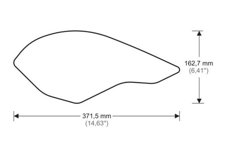 TANKPADY BOCZNE PUIG DO TRIUMPH DAYTONA 675 / STREET TRIPLE 2013-2018