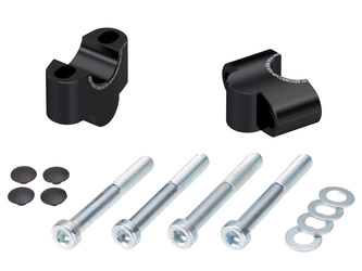 Handlebar Riser for Honda CRF 450 L (2018 - ) 25mm, black