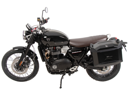 Sidecarrier one-sided left permanent mounted black for Triumph Scrambler 1200 X (2024-)