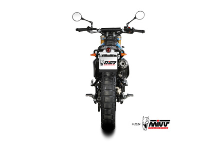 Mivv Układ wydechowy X-M1 BLACK stal nierdzewna FANTIC CABALLERO 500 2021-2024