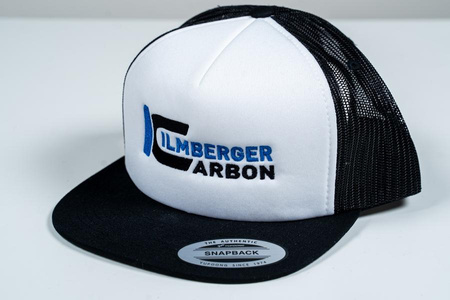 Czapka z daszkiem typu snapback - czarno-biała, motocykl Merchandise, model Merchandise ILMBERGER CAP.001