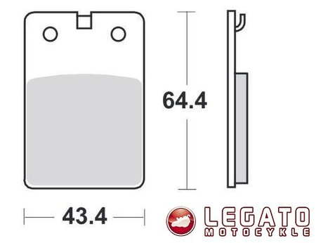 KLOCKI HAMULCOWE SBS 133 HF